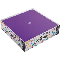GameGenic GGS60047 - Plateau de dés magnétique carré noir et violet