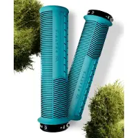 Peaty's Monarch Mushroom Thick Grips Bleu 138 mm