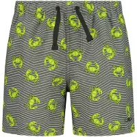 CMP Short de bain rayé à motif crabe enfant
