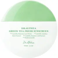 Dr. Althea Green Tea Fresh Sunscreen crème solaire visage avec effets apaisants SPF 50+ 45 ml