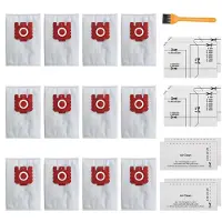 INF Lot de 12 sacs d'aspirateur compatibles Miele GN S S8/C1/C2/C3