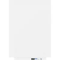 Rocada Tableau blanc SKIN COLOUR, sans cadre, modulaire, format vertical/transversal, magnétique, bac de rangement, L 550 x H 750 mm, acier laqué, blanc de sécurité RAL 9003