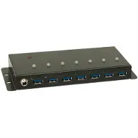 Lindy 43128 USB-HUB 3.0 Industrie Hub 7 Port