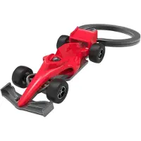 Metalmorphose 3D Formel-1-Auto-Schlüsselanhänger rot, Rouge