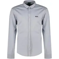 BOSS Motion 10263169 Green Long Sleeve Shirt Gris 2XL Homme