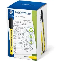 Staedtler Stylo d' criture 307-9 CT50 Noris - Noir (pot de 50)