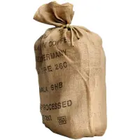 Corvus Sac junior, 100 x 70 cm, en jute, couleur marron, lot de 2