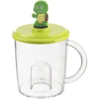 Orion TASSE ENFANT AVEC COUVERCLE ET FIGURINE POUR BOISSONS 240ML TORTUE