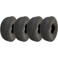Parnells 4.10x3.50-4 pneu de tondeuse à gazon, 4 contreplaques, gazon - pneu de pelouse - Wanda P332 - jeu de 4
