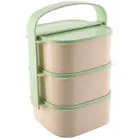 Orion Boîte à lunch en plastique à 3 compartiments 3 x 1,15 l