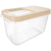 Orion Conteneur de rangement beige pour gélules, poudre et aliments, 10 l
