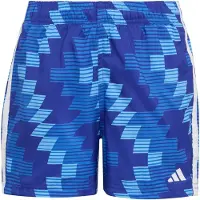 Adidas Football-inspired Graphic Swimming Shorts Bleu 13-14 Years Garçon