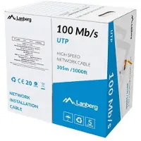 Lanberg Câble réseau rigide UTP de catégorie 5e