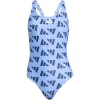 Adidas Maillot de bain 1 pièce dos en V avec logo graphique femme