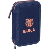 FC Barcelona 412526854 F.c Barcelona 2nd Kit Doublement Rempli 29 Pièces Trousse à Crayons Bleu Homme Taille Unique