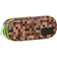 Derform Porte-plume avec motif Minecraft, à insérer, ovale, 23 x 9 x 5 cm, BackUp