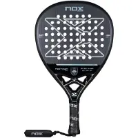 NOX Nextgen Pro Attack 12k NFA : Raquette de paddle-tennis, série Silver, poids 360-375 grammes, pour hommes, couleur argent, poids 360-375 grammes