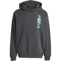 Adidas Power Graphic Hoodie Gris M Homme