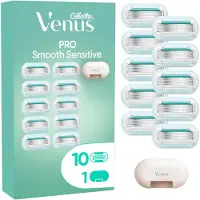 Gillette venus Venus PRO Smooth Sensitive lames de rechange + couvercle de protection 10 pcs