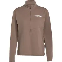 Adidas Terrex Multi Climacool Half Zip Long Sleeve T-shirt Marron XS Femme