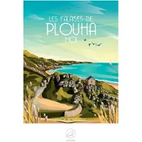 La Loutre Puzzle Les Falaises de PLOUHA Moi - Plage Bonaparte - 1000 pièces