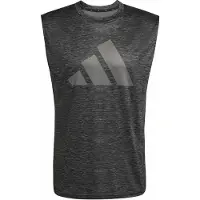 Adidas Workout Essentials Brandlove Sleeveless T-shirt Gris L / Regular Homme