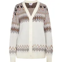 Usha Cardigan beige / marron / noir