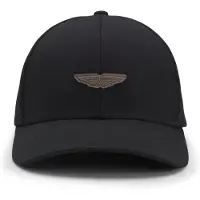 BOSS x ASTON MARTIN casquette avec badge ailé en cuir suédé