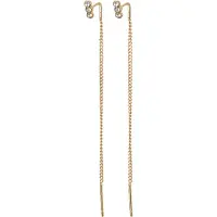 Pilgrim Boucles d'oreilles 'Tittiana' or / transparent
