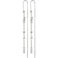 Pilgrim Boucles d'oreilles 'Kamari' argent / blanc