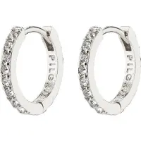 Pilgrim Boucles d'oreilles 'EBNA' argent / transparent