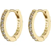 Pilgrim Boucles d'oreilles 'EBNA' or / transparent