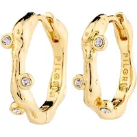 Pilgrim Boucles d'oreilles 'Hermione' or / transparent