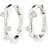 Pilgrim Boucles d'oreilles 'Hermione' argent / transparent