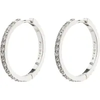 Pilgrim Boucles d'oreilles 'Ebna' argent / transparent