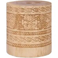 vidaXL Parasol balinais avec socle rose 185 x 185 x 260 cm
