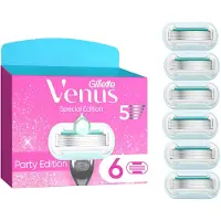Gigabyte Rasoir Venus Glitter Party Edition – 6 lames