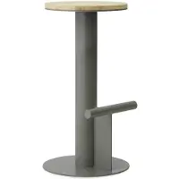 Normann Copenhagen Tabouret de bar en pin/gris 75 cm