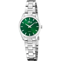 Lotus Montre à affichage analogique vert