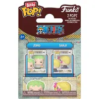 Funko POP! Bitty Pop! One Piece, figurines en vinyle, lot de 2 personnages Z et S (Bitty Pop!), taille standard