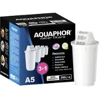 AQUAPHOR A5 Cartouche filtrante Aqualen Pack 3+1 pour filtres à eau de table Provence, Prestige, Atlant, Arctic et Smile