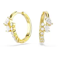 Swarovski Boucles d'oreilles 'Mesmera' jaune d'or / transparent