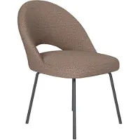 Zuiver Chair Mick Taupe 4 Metal Legs
