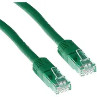 ACT Green 1.5 meter LSZH U/UTP CAT6A patch cable with RJ45 connectors