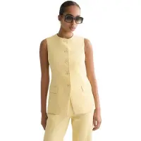 Scotch & Soda U9e01344t Waistcoat Jaune XL Femme
