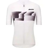 Santini Verve Short Sleeve Jersey Blanc 2XL Homme