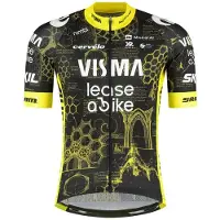 Tvl Team Visma Lease A Bike Tdf26 Replica Short Sleeve Jersey Vert 6 Years Enfants