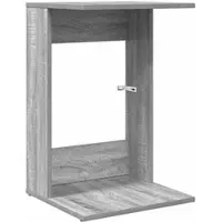vidaXL Table D'appoint Gris Sonoma 40 X 38 X 62,5 Cm Bois D'ingénierie