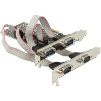 DeLOCK 4 x serial PCI Express Card - adaptateur série - 4 ports