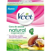 Veet Natural Warm Wax With Argan Oil 250ML - Tous types de peau